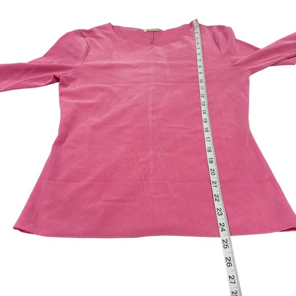 Intimately by Free People Countdown Flocked Top Pink Rose Size M - Picture 6 of 6